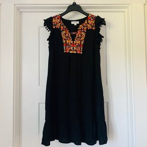 Embroidered THML Dress NWT